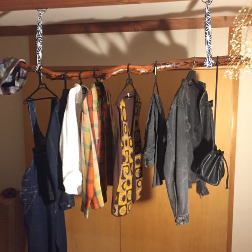 流木ハンガーラック 「衣穏(イオン)」 ハンガーラック 龍仙人 Design