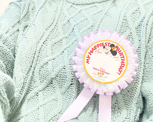 大人気♡】バースデーシール ロゼット ブローチ petit fleur