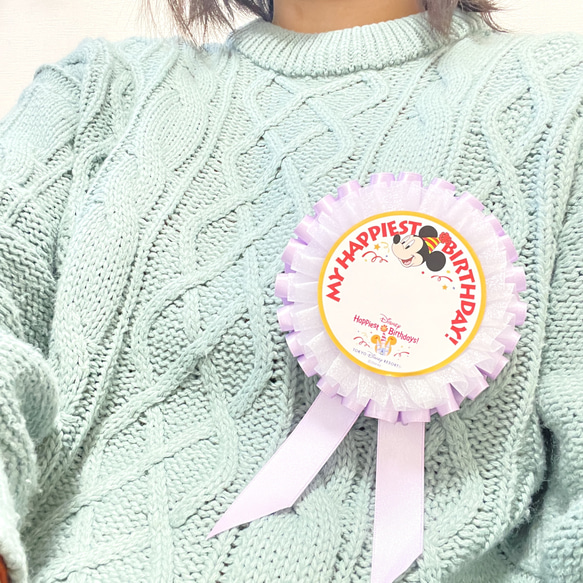 大人気♡】バースデーシール ロゼット ブローチ petit fleur