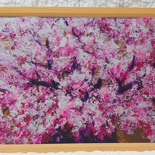 油絵 絵画 【桜大樹】