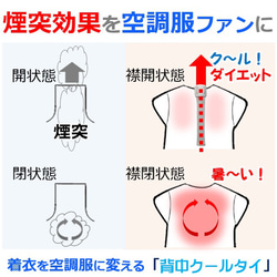 衣服 吸水速乾 インナー べたつく汗 解消 背中冷却 暑さ対策 熱中症対策 冷却グッズ 「背中クールタイ」 5枚目の画像