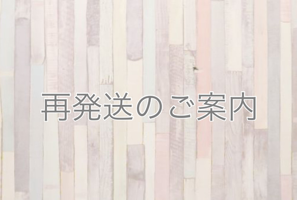 ⭐︎再発送をご希望のお客様へ⭐︎ 1枚目の画像