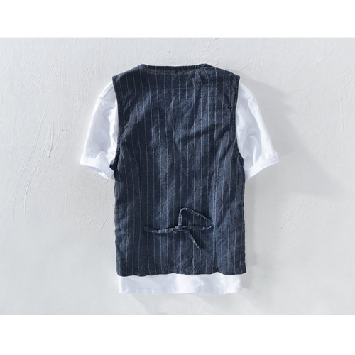 ◆綿麻ストライプジレ menz-style_71-01195_1
