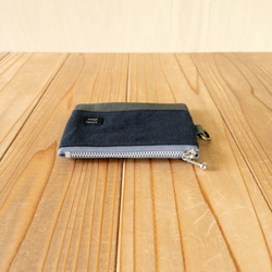 帆布のミニポーチ【バイカラー】/コインケース 11枚目の画像