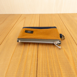 帆布のミニポーチ【バイカラー】/コインケース 6枚目の画像