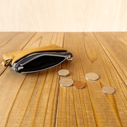 帆布のミニポーチ【バイカラー】/コインケース 9枚目の画像