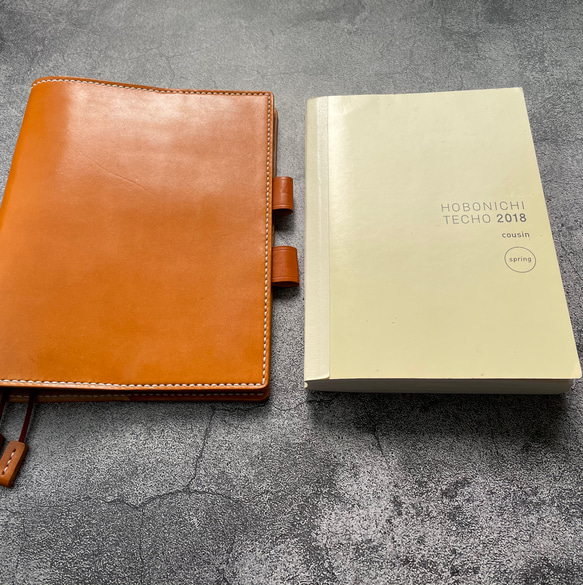【手縫】ほぼ日手帳カズン用キャメル色本革A5手帳カバー（バタフライストッパー）2本しおり付き        Ω 人気・おすすめ｜使いやすい・旅行におすすめ 品質保証 全国発送 正規品・日本国内発送・安心保証付き