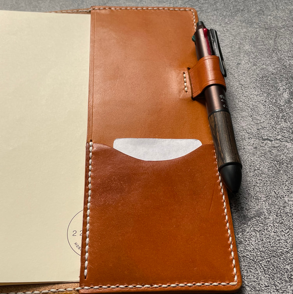 【手縫】ほぼ日手帳カズン用キャメル色本革A5手帳カバー（バタフライストッパー）2本しおり付き        Ω 人気・おすすめ｜使いやすい・旅行におすすめ 品質保証 全国発送 正規品・日本国内発送・安心保証付き