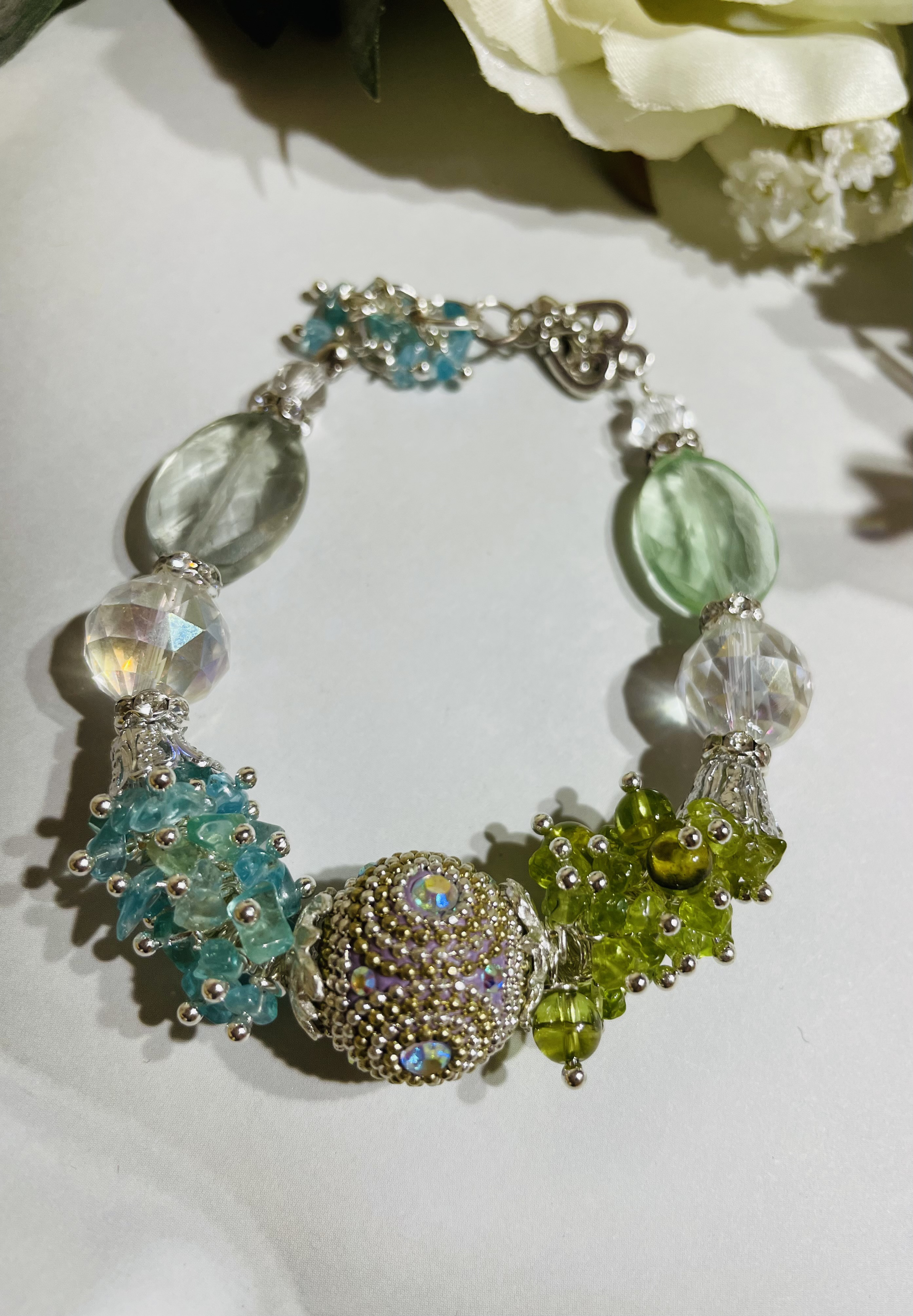 さざれ天然石ブレスレット