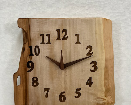 木の時計　掛時計   栃 木の時計掛時計 栃