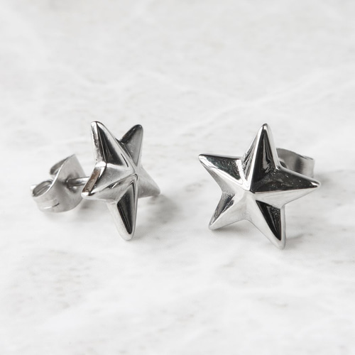 スタッズ 星 スター スタッドピアス サージカルステンレス 金属