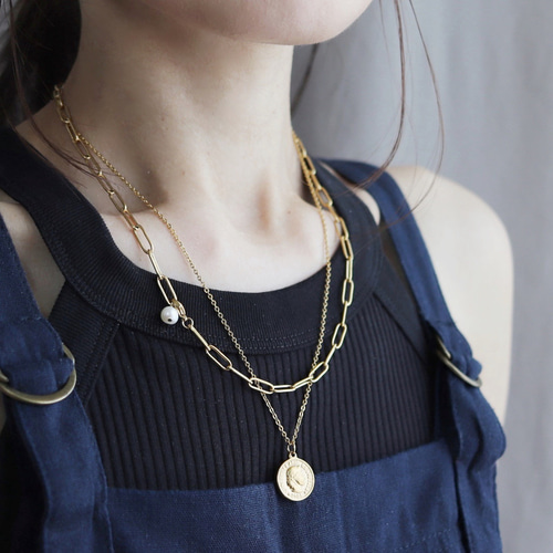 いろは様 リクエスト ネックレス3点サージカルステンレスチェーンへ変更