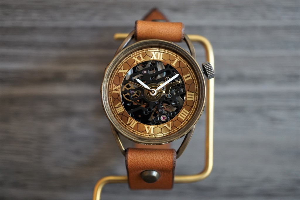 メカニックブラック　AT　Mサイズ　キャメル 真鍮