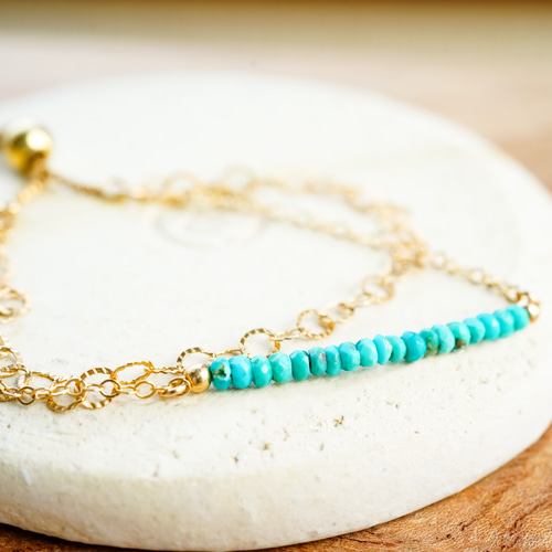 ꕤ︎︎めっちゃキラキラお花とハートラリマーのブレスレットꕤ︎︎ ꕤ︎︎めっちゃキラキラお花とハートラリマーのブレスレット