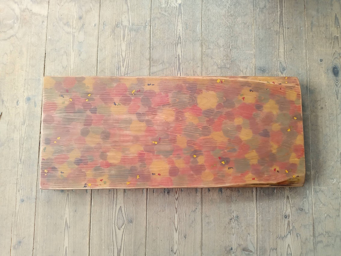 【木製看板製作】 一枚板 杉 88cm×38cm / 自然塗装