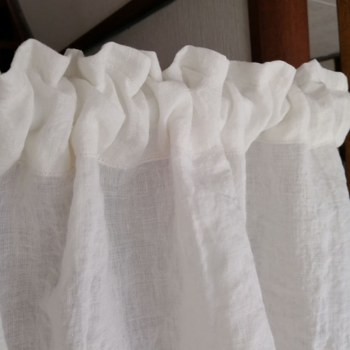 プードル刺繍のカフェカーテン・インテリア・カーテン・目隠しクロス