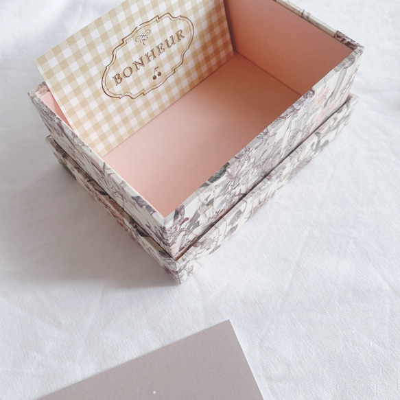 ❤︎ Petite boîte~名刺サイズの箱~カードケース~リバティワイルドフラワーズ 7枚目の画像