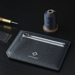 手縫い仕立てのマネークリップ財布【薄型】イタリアンレザー