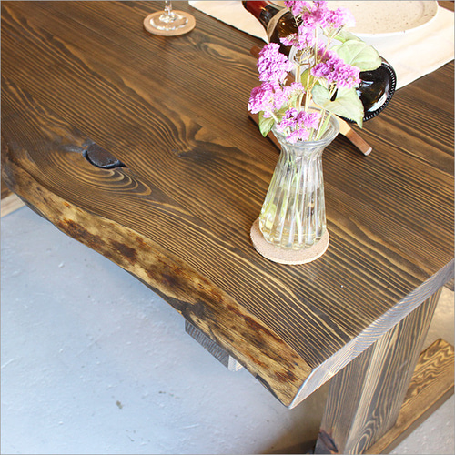 サイズが選べる 古材 ダイニングテーブル 一枚板 アンティーク 職人