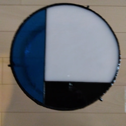 ステンドグラス/晴れやかブルー2024/コーヒーテーブル/青色 5枚目の画像