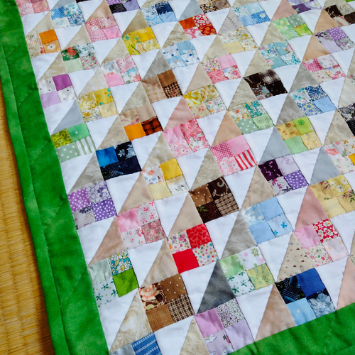 パッチワークキルトタペストリー バスケットのパッチワークキルト タペストリー - メルカリ