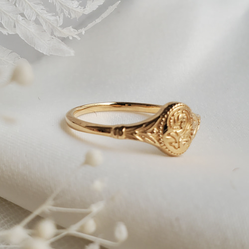 【英国式】シグネットリング (G18K) 12号【J63162】 英国式】シグネットリング (G18K) 12号【J63162】 - メルカリ