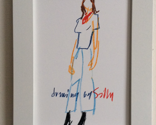 絵 だるま 原画 イラスト ドローイング（斎藤彩原画展 「だるま