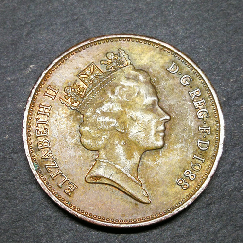 オーダーメイド　コインリング　イギリス25ペンス　1977年 コインリング イギリス25ペンス 記念硬貨 1977年 - メルカリ