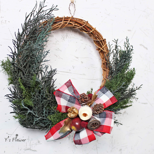 ホリデーシーズン2Wayリース（クリスマス2択＋お正月バージョン