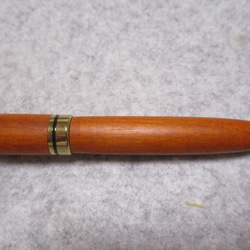 ベルナンブーコ　トチ杢　キヌカオイル仕上げ　回転式ヨーロピアンボールペン　　　 8枚目の画像