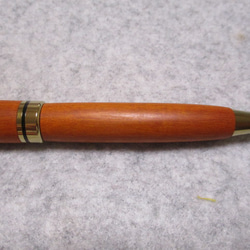 ベルナンブーコ　トチ杢　キヌカオイル仕上げ　回転式ヨーロピアンボールペン　　　 5枚目の画像