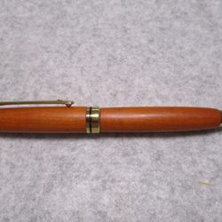 ベルナンブーコ　トチ杢　キヌカオイル仕上げ　回転式ヨーロピアンボールペン　　　 4枚目の画像