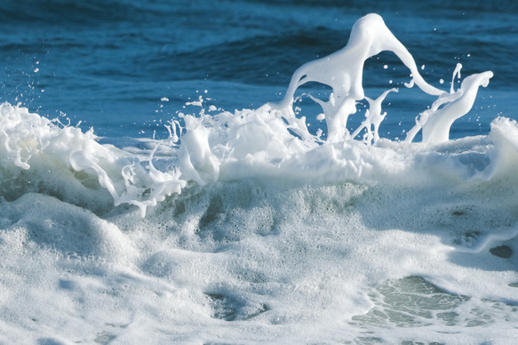 波のマチエール　mp01　A4　マットパネル　現代アート写真　インテリアフォト　海 2枚目の画像