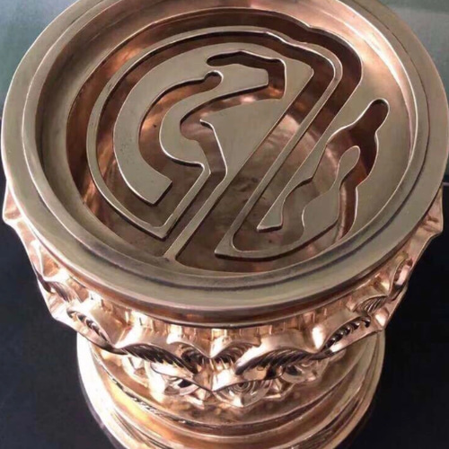 チベット密教法具 大悲香炉 仏教法器 真鍮製 31cm その他置物 チベット密教法具 大悲香炉 仏教法器 真鍮製 31cm その他置物