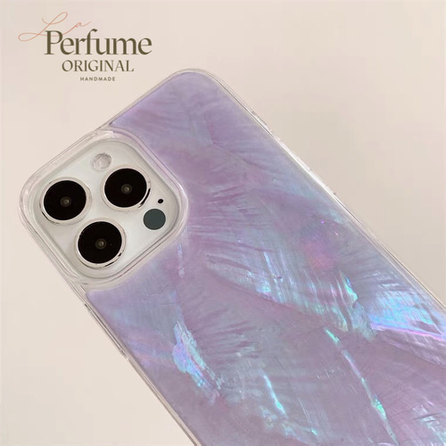 名前入り♡キラキラシェルフラワー✨淡色✨フレーク♡iPhoneケース 名入れ♡キラキラ天然シェルフラワー✨淡色✨フレーク入り