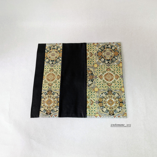 A644☆逸品‼️豪華刺繍‼️ひな祭り‼️袋帯正絹テーブルランナー2m16cm