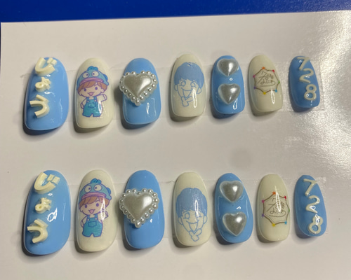 なにわ男子 推しネイルチップ 藤原丈一郎 ネイルチップ（つけ爪） まぁ