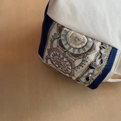 刺繍リボンシリーズ よくばりサイドポケット Sサイズ No.041 10枚目の画像