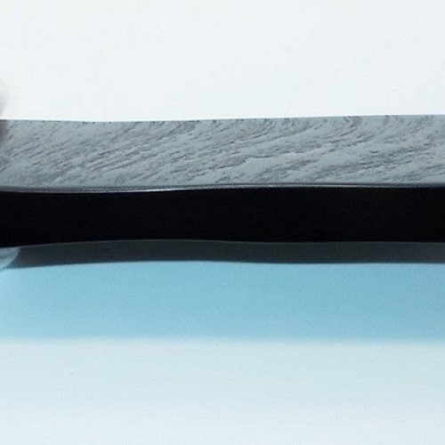ふた付き硯 NO.0586 天然那智黒石製 ペン・筆記用具 猫印硯
