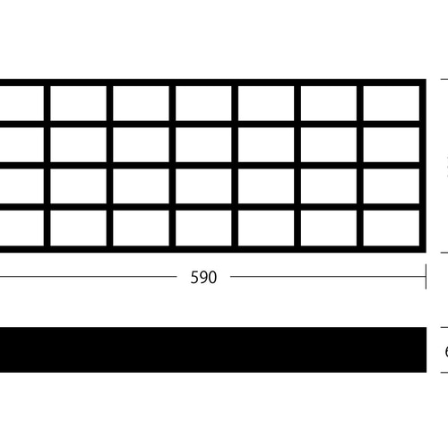 専用オーダー品】標本箱 590×230 高さ60mm 無塗装 フリーボックス