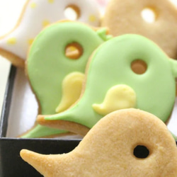 『唄うミニ小鳥２羽セット』クッキー型・クッキーカッター 1枚目の画像