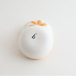 手描き金彩雪月花模　蓋付きの振出　お洒落な包み袋付き　　金平糖の器　お抹茶の同具　金彩絵付け 6枚目の画像