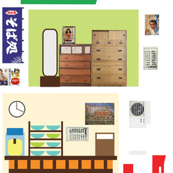 「リアル電飾」　下町のお蕎麦やさん　着色済・組立キット　ジオラマ　ミニチュア 15枚目の画像
