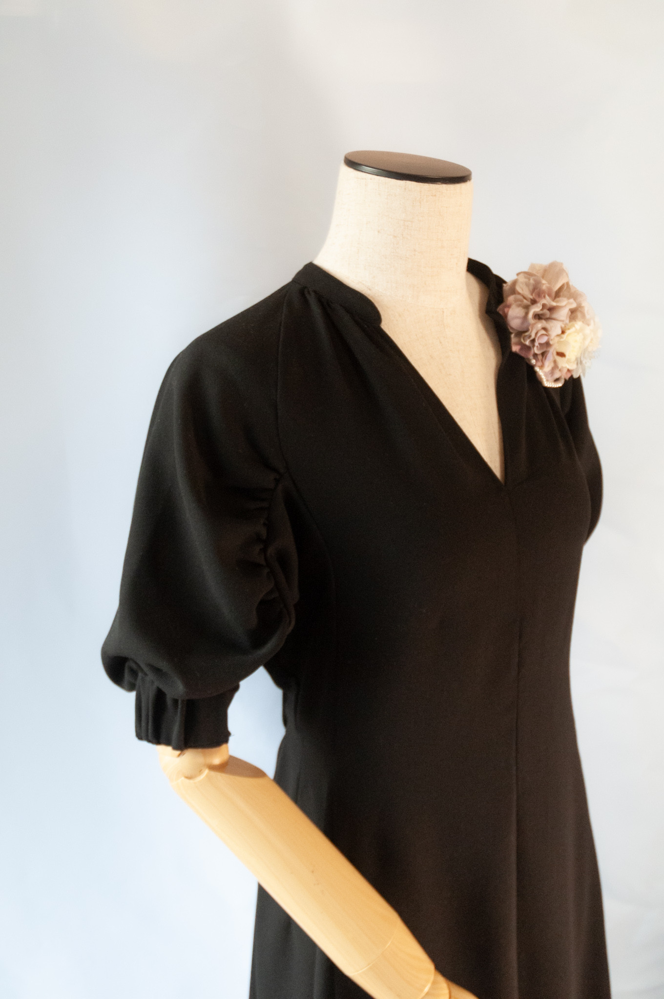 アムゼンフィブリルギャザーワンピース、卒園式、入園式、卒園式、入学式、結婚式、フォーマル、音楽会