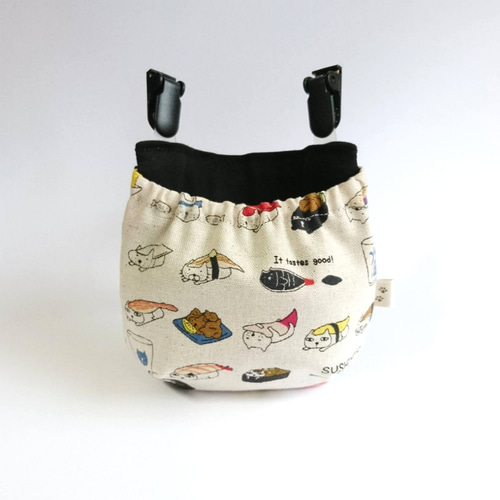 オーダー品】お寿司柄移動ポケット