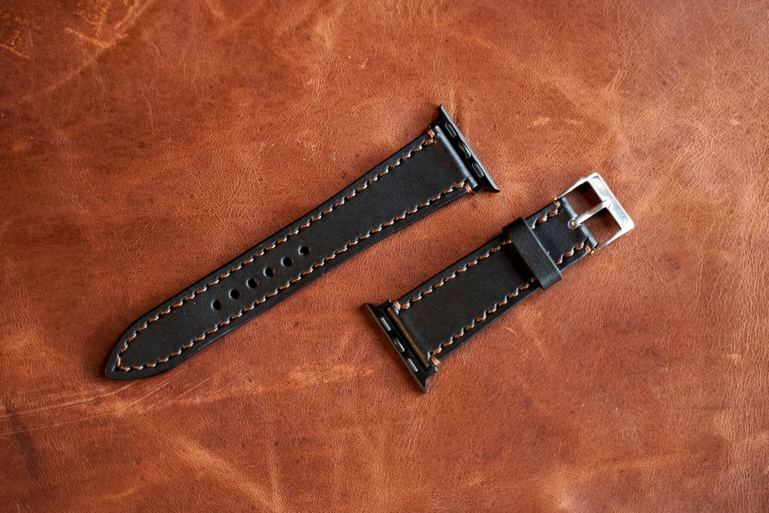 本革製 apple watch用 ベルト（ブラック）