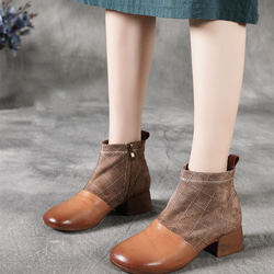 ♥秋冬手工新品♥女士真皮皮鞋高跟鞋高跟鞋22.5cm～25cm 2色#576 第3張的照片