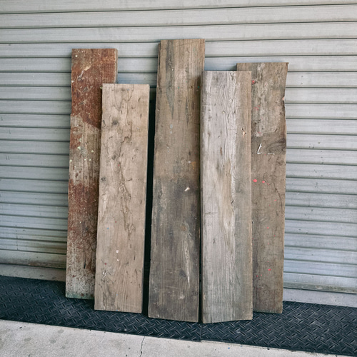 古民家　床板　5枚組　長201.5cm 古民家 床板 5枚組 長201.5cm