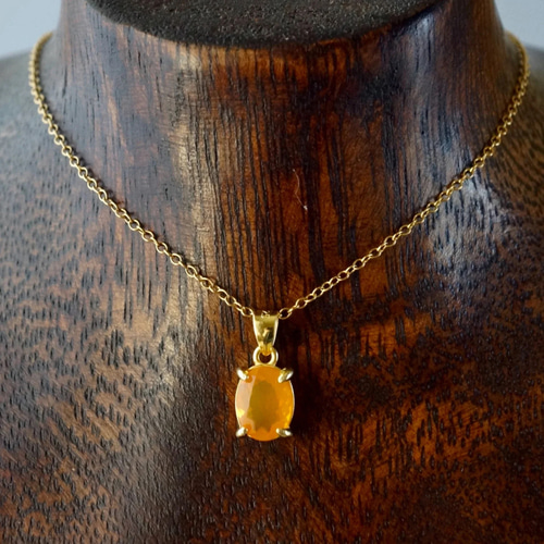 ファイアーオパールペンダントヘッド(18K)