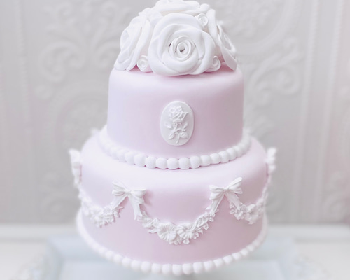 フェイクケーキ Sugar ハンドメイド ピンク ローズ フェイクケーキ Sugar ハンドメイド ピンク ローズ